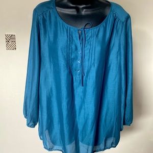 PRE-OWNED BOHO CALVIN KLEIN JEANS TOP